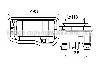 AVA QUALITY COOLING rt8596 -  Электродвигатель, вентиляция салона